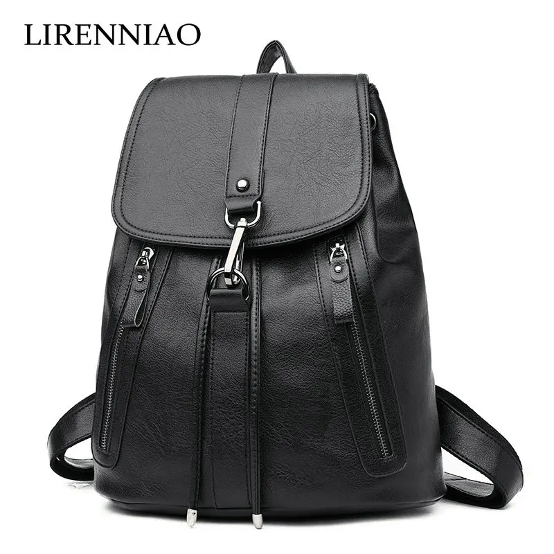 LIRENNIAO Women Backpack High Quality Leather Mochila Escolar School Bags For Teenagers Girls Top-handle Backpacks Fashion
LIRENNIAO Women Backpack High Quality Leather Mochila Escolar School Bags For Teenagers Girls Top-handle Backpacks Fashion