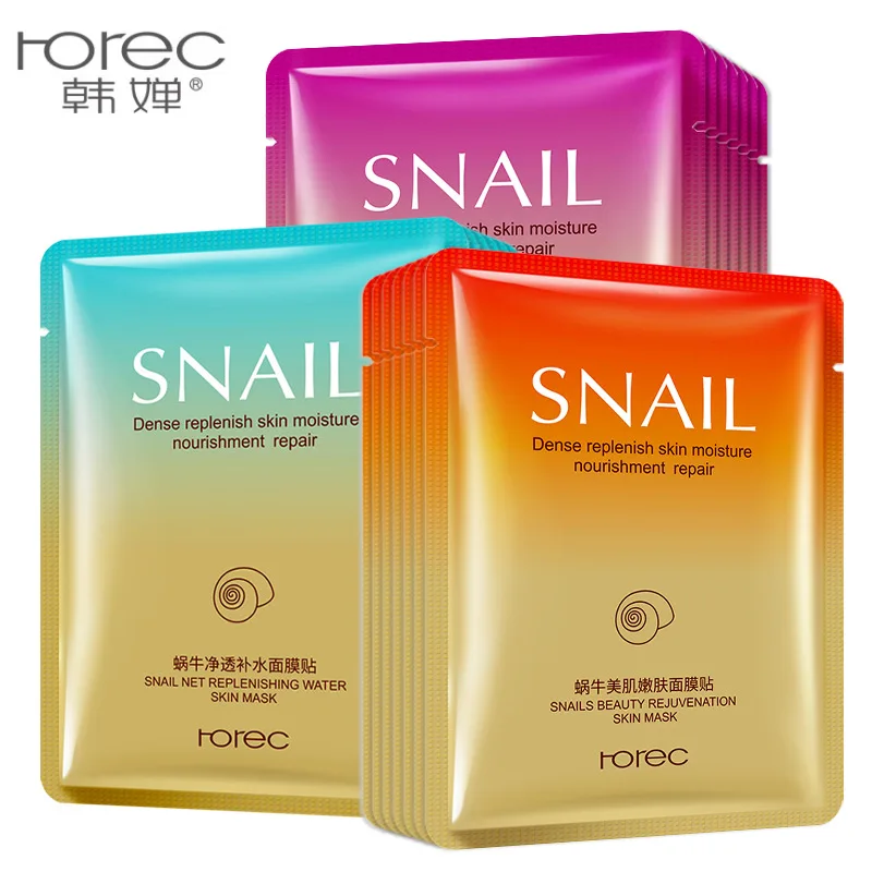 Rorec Snail Face Mask Whitening Nourishing Moisturizing Oil Control Smooth Acne Treatment Facial Care Anti Wrinkle Anti Aging 
Rorec Snail Face Mask Whitening Nourishing Moisturizing Oil Control Smooth Acne Treatment Facial Care Anti Wrinkle Anti Aging
