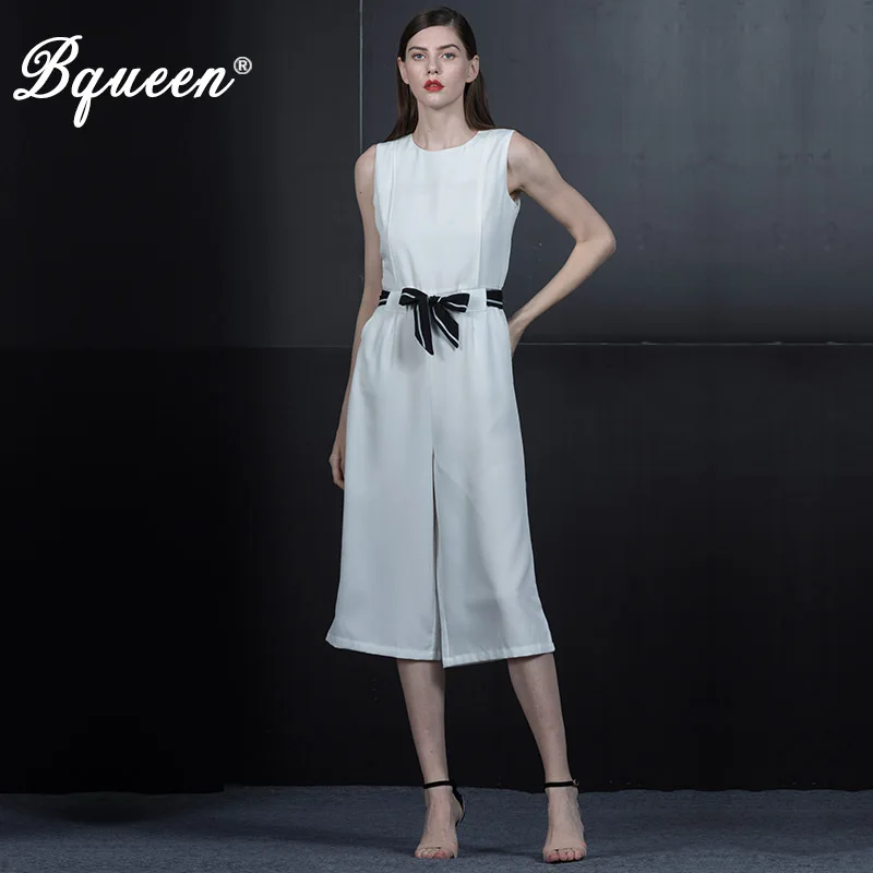 Bqueen Casual Plus Size Jumpsuits Striped Sashes Calf-Length Pants Elegant Round Neck Wide Leg Jumpsuits
Bqueen Casual Plus Size Jumpsuits Striped Sashes Calf-Length Pants Elegant Round Neck Wide Leg Jumpsuits