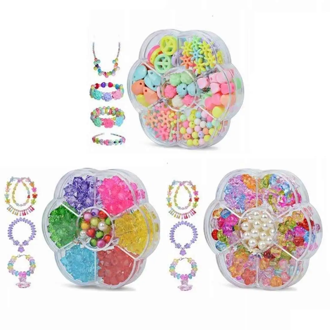 Children creative DIY beads with whole accessory set Kids girls handmade art craft educational gifts and presents Jewelry Set
Children creative DIY beads with whole accessory set Kids girls handmade art craft educational gifts and presents Jewelry Set
