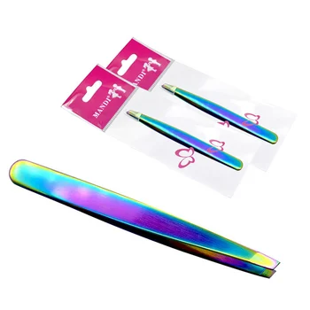 Dropshipping Rainbow Eyebrow Tweezer Stainless Steel Slant Tip Hair Remover Eyebrow Clip Beauty Makeup Tool SMJ
Dropshipping Rainbow Eyebrow Tweezer Stainless Steel Slant Tip Hair Remover Eyebrow Clip Beauty Makeup Tool SMJ