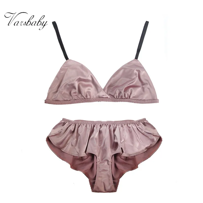 Varsbaby sexy deep V wire free underwear ruffles seamless breathable lingerie set comfortable bra set
Varsbaby sexy deep V wire free underwear ruffles seamless breathable lingerie set comfortable bra set