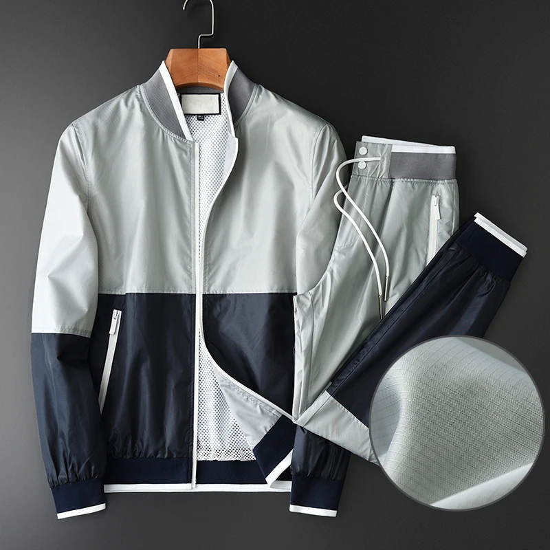 Minglu Stand Collar Mens Sets (jacket+pants) Luxury Autumn Yarn Dye Plaid Men Jackets Plus Size 4xl Elastic Waist Sport Man Pant
Minglu Stand Collar Mens Sets (jacket+pants) Luxury Autumn Yarn Dye Plaid Men Jackets Plus Size 4xl Elastic Waist Sport Man Pant