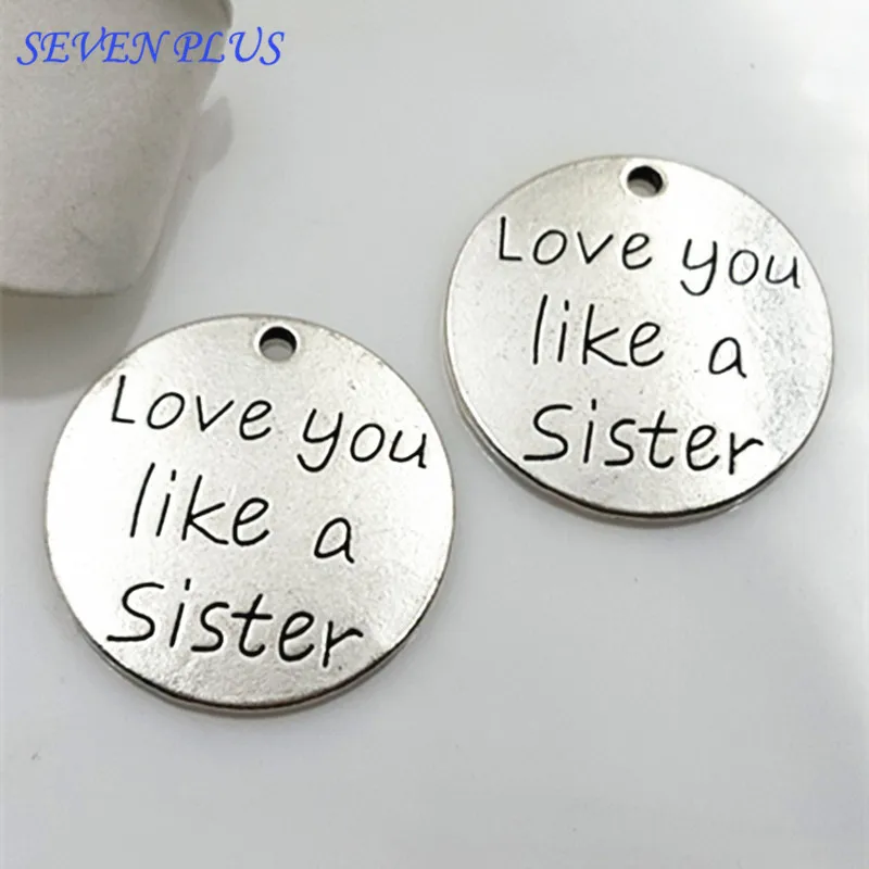 M0126 High Quality 20 Pieces/Lot Diameter 23mm Love You Like A Sister Words Charms Letters Diy Charms
M0126 High Quality 20 Pieces/Lot Diameter 23mm Love You Like A Sister Words Charms Letters Diy Charms
