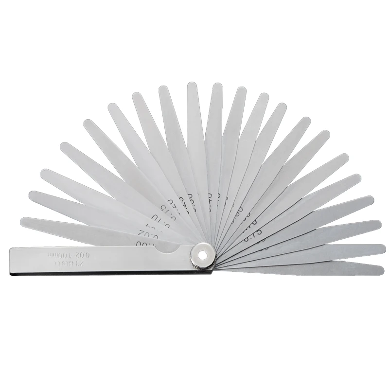 75mm-200mm Length stainless steel feeler gauge Metric Gap Filler 0.04-1.00 Thickness Measurement Measurment Tool
75mm-200mm Length stainless steel feeler gauge Metric Gap Filler 0.04-1.00 Thickness Measurement Measurment Tool