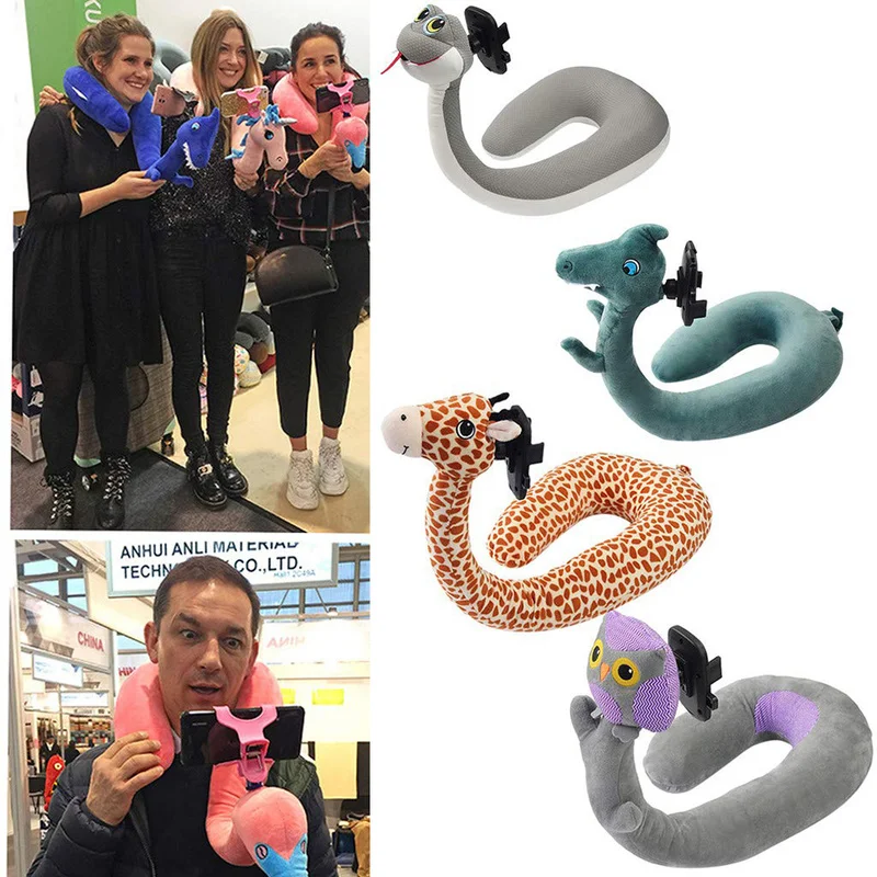 New Multi-function Lazy Mobile Phone Holder Memory Foam U-shaped Pillow 2 In 1 Neck Pillow Snake Shape Phone Stand for Xiaomi 9
New Multi-function Lazy Mobile Phone Holder Memory Foam U-shaped Pillow 2 In 1 Neck Pillow Snake Shape Phone Stand for Xiaomi 9