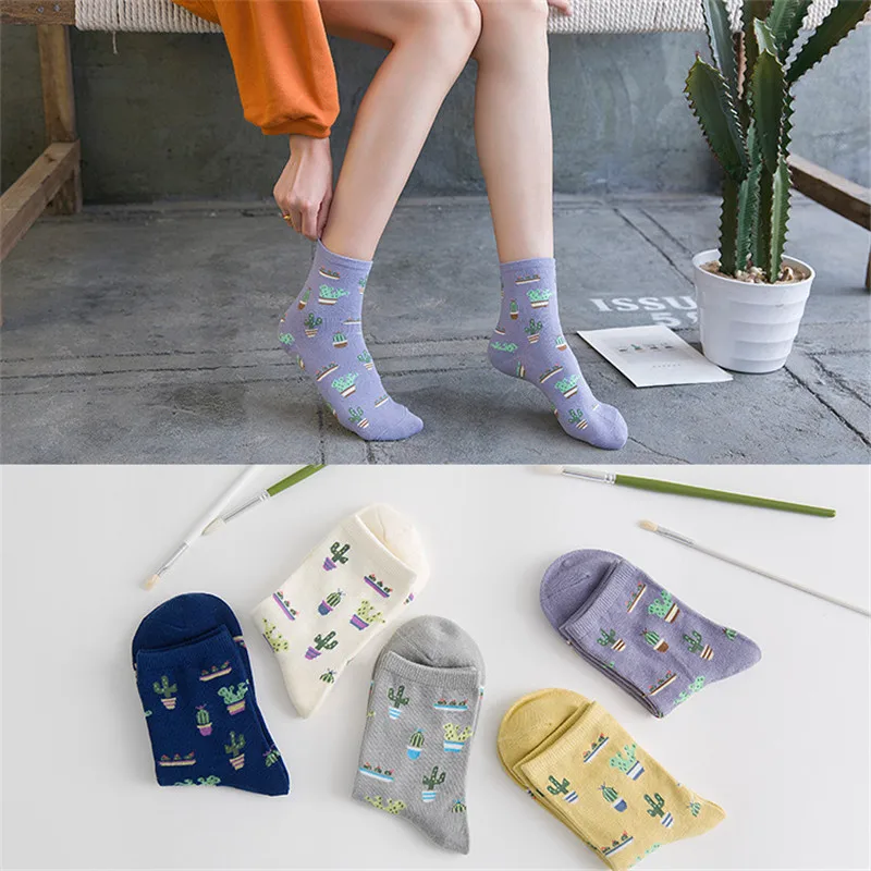 1Pair Fashion Plant Ball Cactus Harajuku Comfortable Women Socks Lovely Girl Cotton scoks Plant Cactus Pattern Cacti Women Socks
1Pair Fashion Plant Ball Cactus Harajuku Comfortable Women Socks Lovely Girl Cotton scoks Plant Cactus Pattern Cacti Women Socks