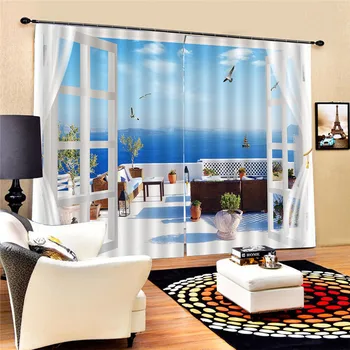 Blue Ocean Print Luxury Decor 3D Blackout Window Curtain Drapes For Living room Wall Tapestry blackout digital printing Oct25
Blue Ocean Print Luxury Decor 3D Blackout Window Curtain Drapes For Living room Wall Tapestry blackout digital printing Oct25