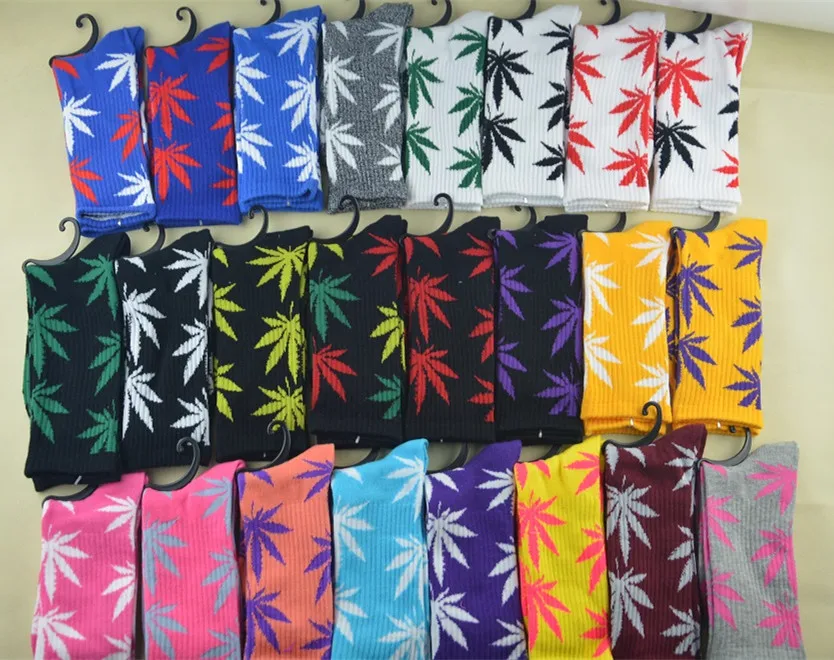 10pairs/lot cool Plant leaves socks Fashion hemp leaf streetwear weed | Мать и ребенок
