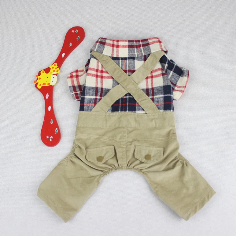 New Dog Jumpsuits Pants Pet Clothes Plaid Shirt Flannel Jumpsuit Pants Overalls Coat Clothing For Dogs Apparel Large Size S-XXL
New Dog Jumpsuits Pants Pet Clothes Plaid Shirt Flannel Jumpsuit Pants Overalls Coat Clothing For Dogs Apparel Large Size S-XXL