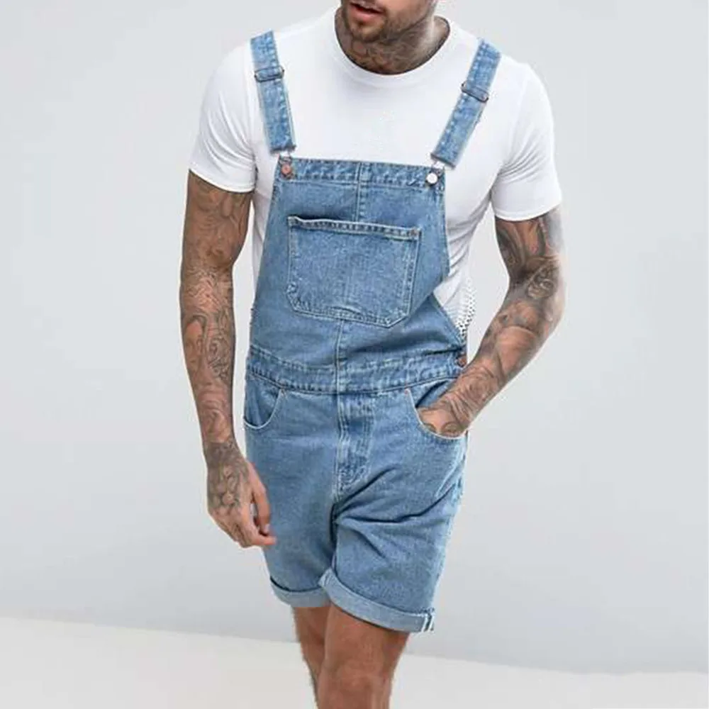 Plus Size Denim Overalls Men Casual Streetwear Slim Fit Sleeveless Strap Denim Jumpsuit for Men Hip Pop Ripped Jeans for Men H40
Plus Size Denim Overalls Men Casual Streetwear Slim Fit Sleeveless Strap Denim Jumpsuit for Men Hip Pop Ripped Jeans for Men H40