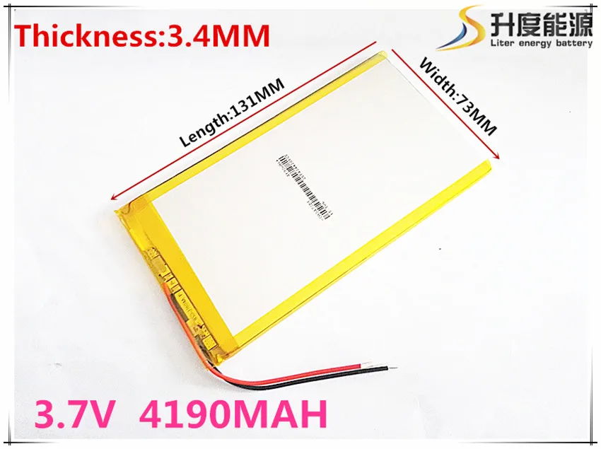 Free shipping 3473131 3.7V 4190mAh lithium polymer battery Tablet PC Onda V811 812 Battery
Free shipping 3473131 3.7V 4190mAh lithium polymer battery Tablet PC Onda V811 812 Battery