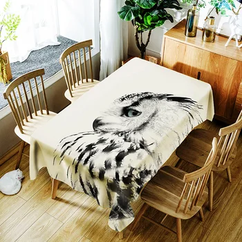 3d Owl Pattern Tablecloth Creative Character Green Leaf and Bird Polyester Comfortable Waterproof Table Cloth Cover for Home
3d Owl Pattern Tablecloth Creative Character Green Leaf and Bird Polyester Comfortable Waterproof Table Cloth Cover for Home