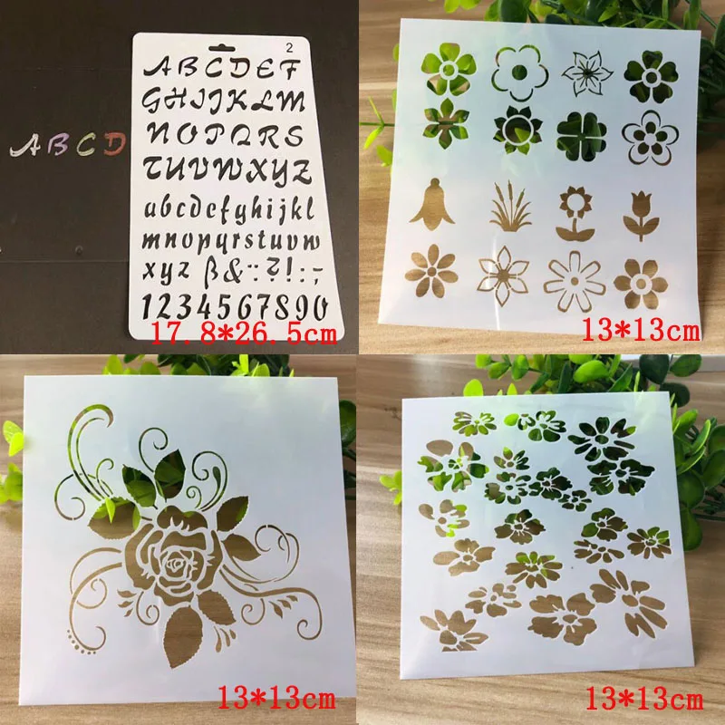 4pcs Bullet Journal Alphabet Templates Openwork Painting Template Embossing Accessories Sjablonen For Scrapbooking Stencil Decor
4pcs Bullet Journal Alphabet Templates Openwork Painting Template Embossing Accessories Sjablonen For Scrapbooking Stencil Decor