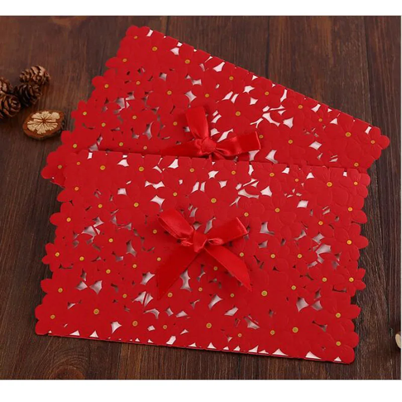 1pcs Red Laser Cut Wedding Invitations Card Butterfly Bow Flower Elegant Greeting Card Envelopes Wedding Party Favors Decoration
1pcs Red Laser Cut Wedding Invitations Card Butterfly Bow Flower Elegant Greeting Card Envelopes Wedding Party Favors Decoration