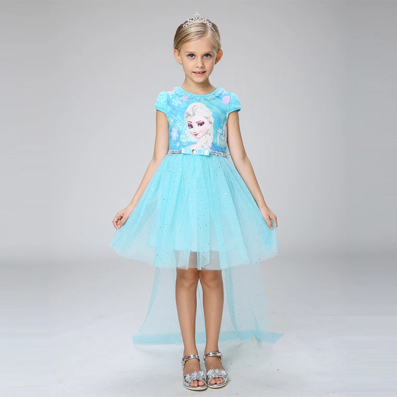 Summer Girl Dresses Short Sleeve Kids Sofia Princess Party Clothes Anna Elsa Dress Snow Queen Cosplay Costume 4-10Y C35165CH
Summer Girl Dresses Short Sleeve Kids Sofia Princess Party Clothes Anna Elsa Dress Snow Queen Cosplay Costume 4-10Y C35165CH