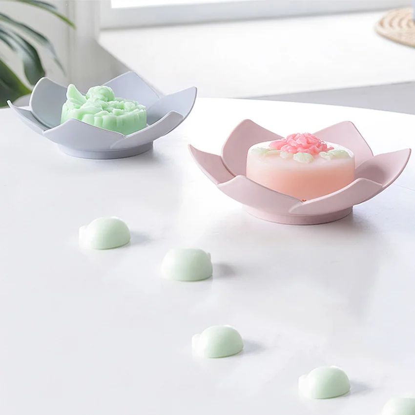 1PC Creative Lotus-shaped soap holder with drain bathroom accessories molds for soap sponge drain rack
1PC Creative Lotus-shaped soap holder with drain bathroom accessories molds for soap sponge drain rack