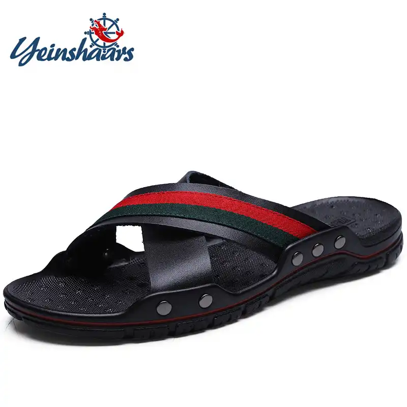 mens high quality slippers