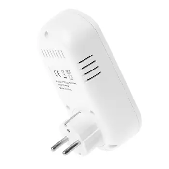 Programmable Plug in Thermostat EU Socket 16A Electric Heating Underfloor Room Temperature Controller
Programmable Plug in Thermostat EU Socket 16A Electric Heating Underfloor Room Temperature Controller