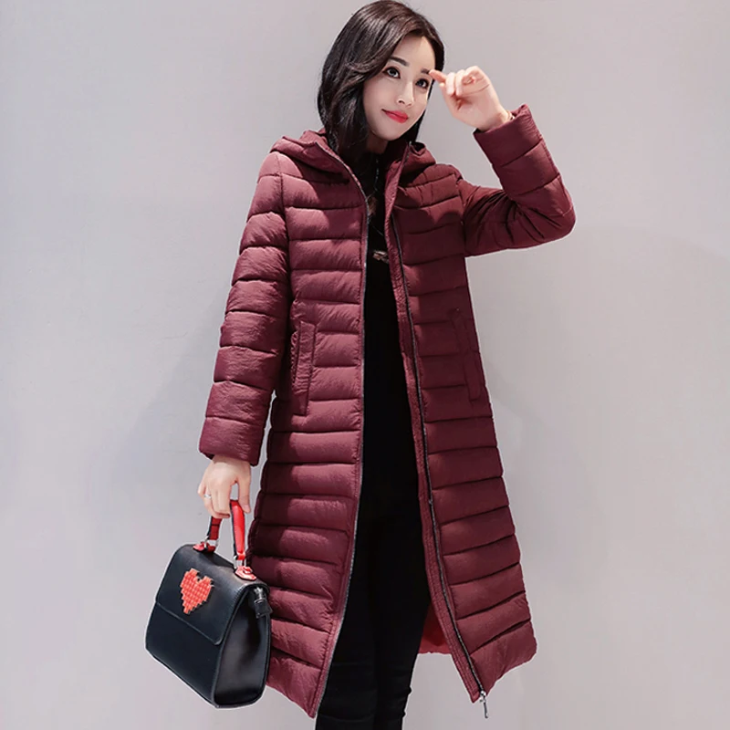 Women Winter Jacket 2019 Hooded Cotton Padded Long Female Coat Outwear Autumn Ladies Parka Mujer Invierno
Women Winter Jacket 2019 Hooded Cotton Padded Long Female Coat Outwear Autumn Ladies Parka Mujer Invierno