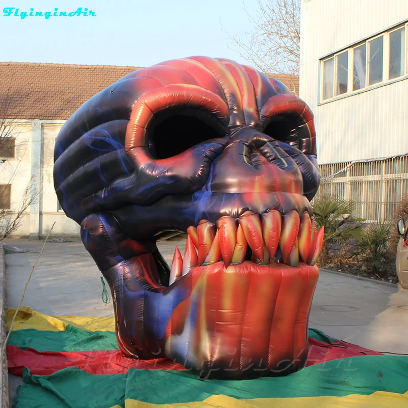 Customized 3m/4m Height Hanging Scary Inflatable Burning Skull Blow Up Death Head for Halloween Indoor Decoration
Customized 3m/4m Height Hanging Scary Inflatable Burning Skull Blow Up Death Head for Halloween Indoor Decoration