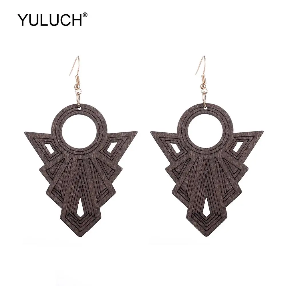 YULUCH Vintage Wooden Statement Earrings Ethnic Boho Black Red Handmade Pendant Drop Earrings For Women Lady Jewelry Accessories
YULUCH Vintage Wooden Statement Earrings Ethnic Boho Black Red Handmade Pendant Drop Earrings For Women Lady Jewelry Accessories