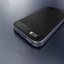 Luxury Hybrid case For font b iphone b font 6 hard PC frame Silicon Protective back