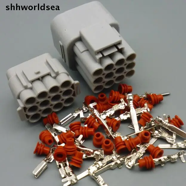 Shhworldsea 5/30/100 комплектов 12 Pin 2,2mm Way Мужской Женский Водонепроницаемый Электрический провод разъем авто разъемы
Shhworldsea 5/30/100 комплектов 12 Pin 2,2mm Way Мужской Женский Водонепроницаемый Электрический провод разъем авто разъемы