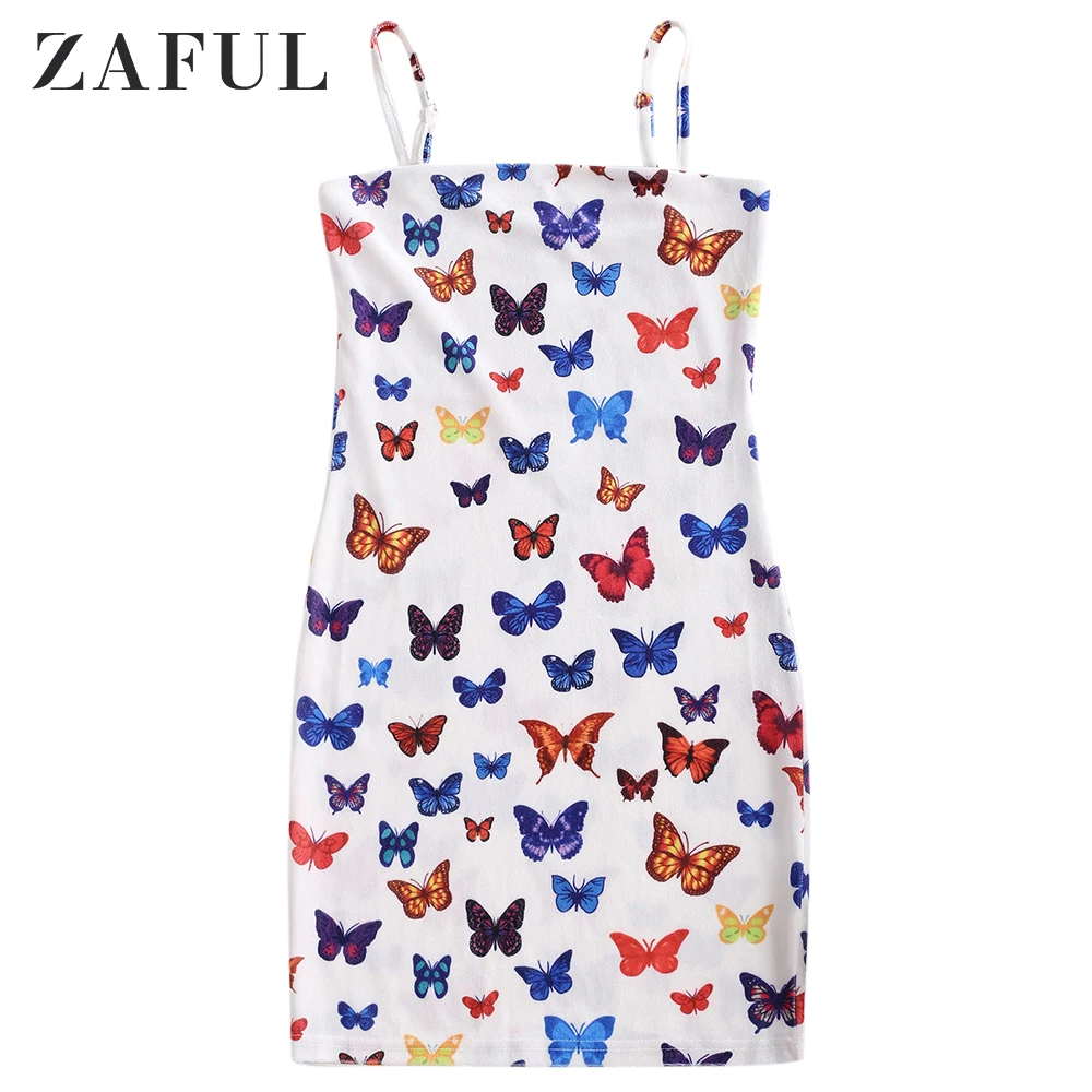 Бархатное платье-футляр с принтом бабочки | Женская одежда