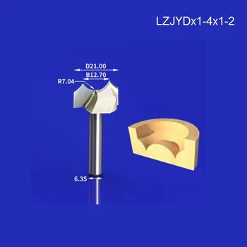 1pc Pearl Gold Round Over Bit CNC Engraving Router Bit Mill Cutter Shank 1/4*1/2 (12.7mm)
1pc Pearl Gold Round Over Bit CNC Engraving Router Bit Mill Cutter Shank 1/4*1/2 (12.7mm)