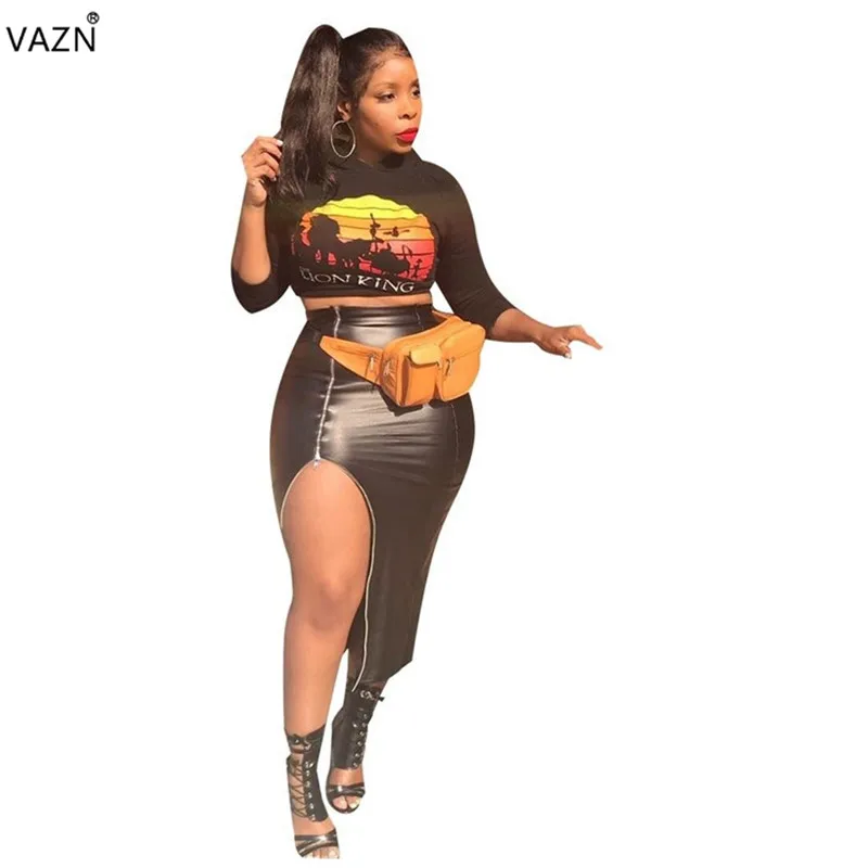 VAZN Hot Fashionable Popular 2018 Sexy Style Women Skirts Solid Black Split Bodycon Skirts High Street Empire Long Skirt MOF5048
VAZN Hot Fashionable Popular 2018 Sexy Style Women Skirts Solid Black Split Bodycon Skirts High Street Empire Long Skirt MOF5048