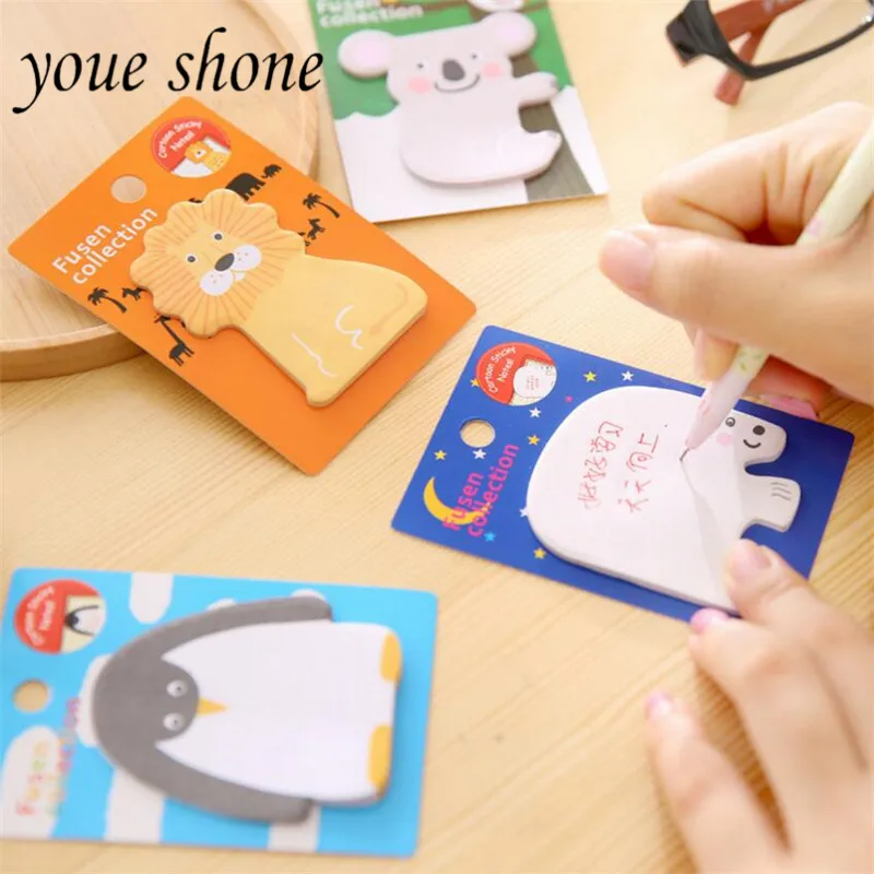1 Pcs /20 Page Cute Kawaii Animal Lion Penguin Sticky Notes Post It Memo Pad Paper Kids School Office Supplies Stationery
1 Pcs /20 Page Cute Kawaii Animal Lion Penguin Sticky Notes Post It Memo Pad Paper Kids School Office Supplies Stationery