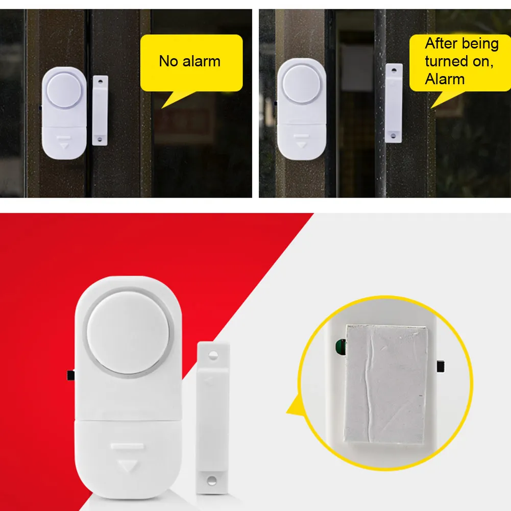 Magnetic Sensors Independent Wireless Home Window Door Entry Burglar Security Alarm System
Magnetic Sensors Independent Wireless Home Window Door Entry Burglar Security Alarm System