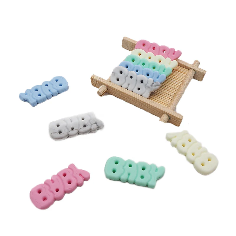 Chenkai 5PCS BAP Free Silicone Letter BABY Teether Sensory Chewing Pacifier DIY Baby Necklace Pendant Teething Chewing Toys
Chenkai 5PCS BAP Free Silicone Letter BABY Teether Sensory Chewing Pacifier DIY Baby Necklace Pendant Teething Chewing Toys