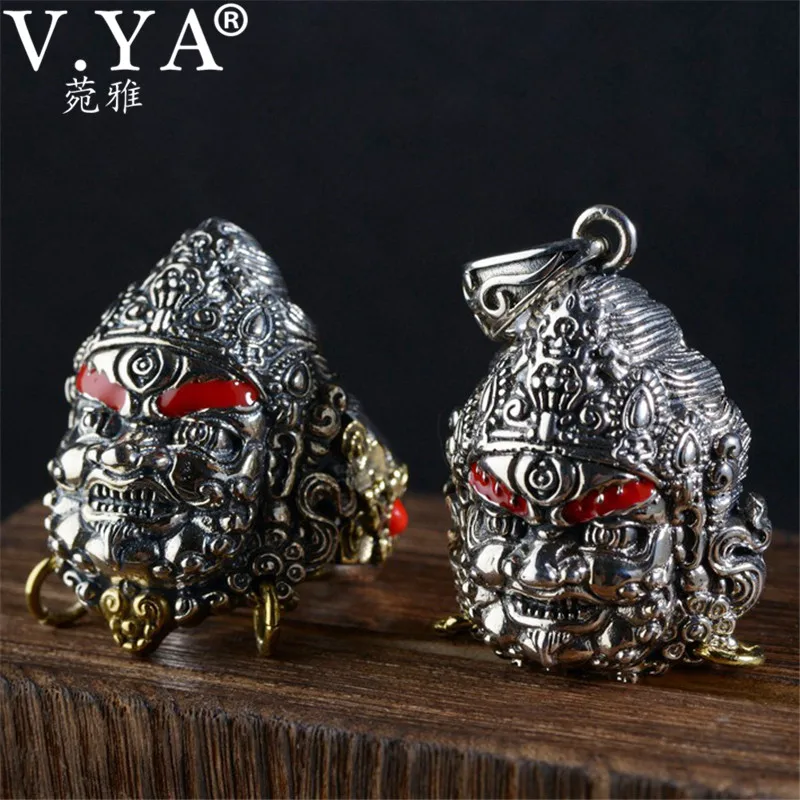 V.YA Vintage Thailand 925 Thai Silver Pendant Ring for Men Male S925 Sterling Silver Jewelry Mens Ring High Quality
V.YA Vintage Thailand 925 Thai Silver Pendant Ring for Men Male S925 Sterling Silver Jewelry Mens Ring High Quality