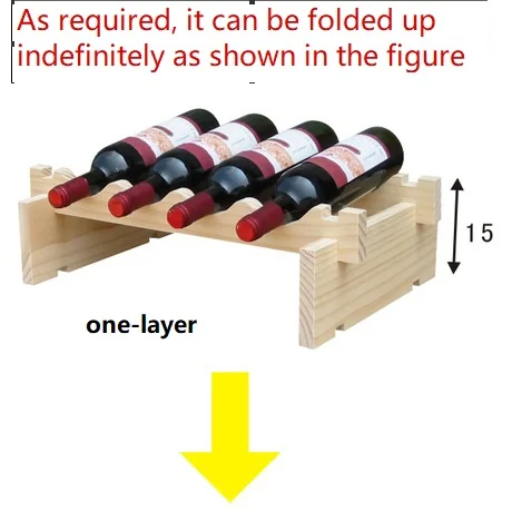 One-layer Fashion European creative wine rack solid wood wine rack non-wall hanging new wine rack DIY bar accessories home bars
One-layer Fashion European creative wine rack solid wood wine rack non-wall hanging new wine rack DIY bar accessories home bars