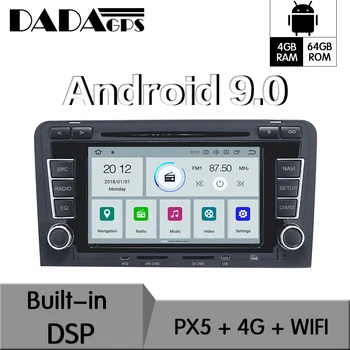 Android 9.0 4+64GB px5 Built-in DSP Car multimedia DVD Player GPS Radio For Audi A3 S3 2003-2013 GPS Navigation stereo Video
Android 9.0 4+64GB px5 Built-in DSP Car multimedia DVD Player GPS Radio For Audi A3 S3 2003-2013 GPS Navigation stereo Video