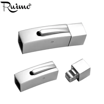 RUIMO Polishing 316l Stainless Steel 6*6mm Square Hole Clasps Hooks Connector Buckle For DIY Leather Bracelet Jewelry Findings
RUIMO Polishing 316l Stainless Steel 6*6mm Square Hole Clasps Hooks Connector Buckle For DIY Leather Bracelet Jewelry Findings