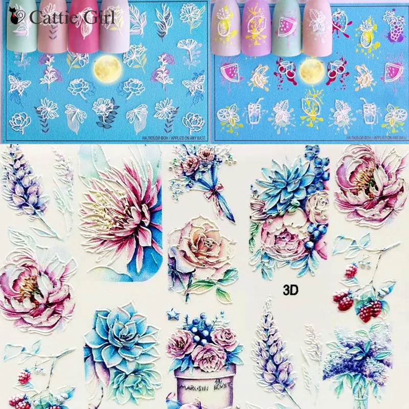 1 Sheet 3D Lotus Nail Stickers Acrylic Engraved Flowers Full Wrap Nails Sticker Art Water Decal Tattoo DIY Nails Decorations
1 Sheet 3D Lotus Nail Stickers Acrylic Engraved Flowers Full Wrap Nails Sticker Art Water Decal Tattoo DIY Nails Decorations
