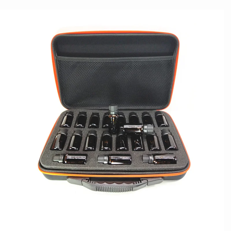 15ml 19 Compartments Portable Essential Oil Storage Bag Travel Essential Oil Bottle Organizer Women Perfume Oil Collecting Case
15ml 19 Compartments Portable Essential Oil Storage Bag Travel Essential Oil Bottle Organizer Women Perfume Oil Collecting Case