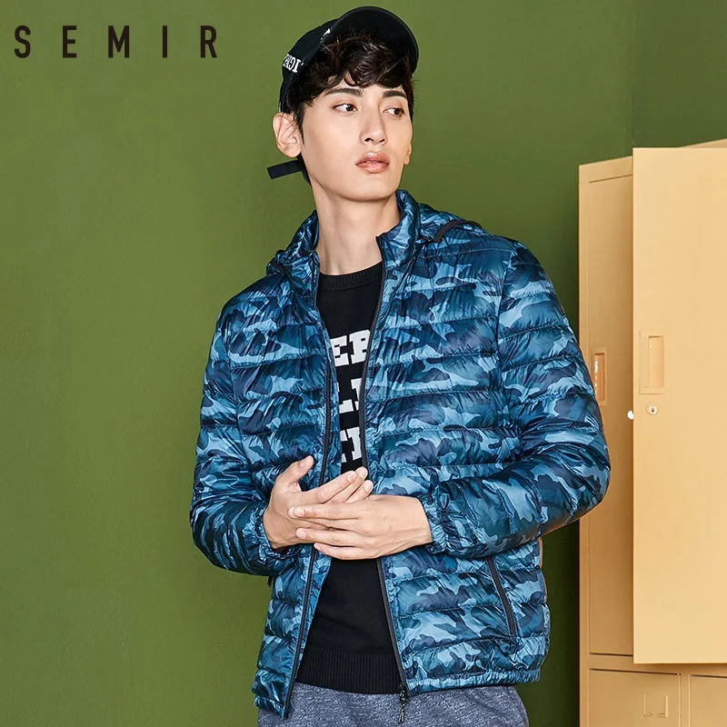 SEMIR Lightweight Down Jacket Men Winter Korean Version Short Handsome Camouflage Down Jacket Short Thin Light Male Outwears
SEMIR Lightweight Down Jacket Men Winter Korean Version Short Handsome Camouflage Down Jacket Short Thin Light Male Outwears