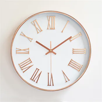 Nordic Style Circular Wall Clock Rose Gold Roman Numeral Hanging Home Living Room Decor Silent Wall Clocks Art Crafts 3DBGV71
Nordic Style Circular Wall Clock Rose Gold Roman Numeral Hanging Home Living Room Decor Silent Wall Clocks Art Crafts 3DBGV71