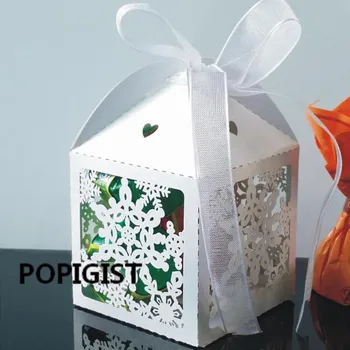 Lwedding favor box gift box Snowflake laser cut christmas candy box chocolate box Birthday party supplies wedding 50pcs
Lwedding favor box gift box Snowflake laser cut christmas candy box chocolate box Birthday party supplies wedding 50pcs