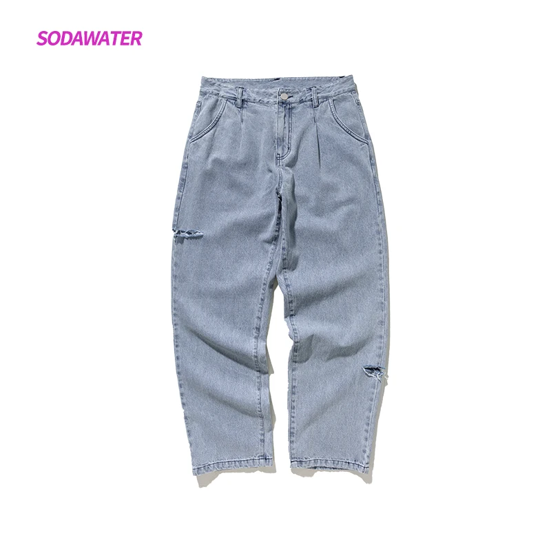 SODAWATER Girl 2019 Autumn New Arrival Denim Jeans Women Middle Waist Pants Loose Straight Jeans With Holes Casual Jeans 93355W
SODAWATER Girl 2019 Autumn New Arrival Denim Jeans Women Middle Waist Pants Loose Straight Jeans With Holes Casual Jeans 93355W