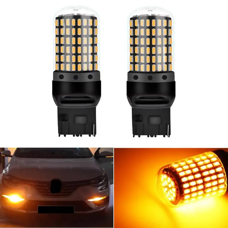 Hot style automobile LED steering light 7440 T20 3014 144smd constant current 12-28v super bright no strobe Yellow Light
Hot style automobile LED steering light 7440 T20 3014 144smd constant current 12-28v super bright no strobe Yellow Light