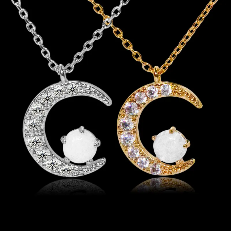 Moon Clear Cubic Zircon Beads Shape Pendant Link Chain Necklaces Wedding Anniversary Gift Fashion Jewelry for Women Dropshipping
Moon Clear Cubic Zircon Beads Shape Pendant Link Chain Necklaces Wedding Anniversary Gift Fashion Jewelry for Women Dropshipping