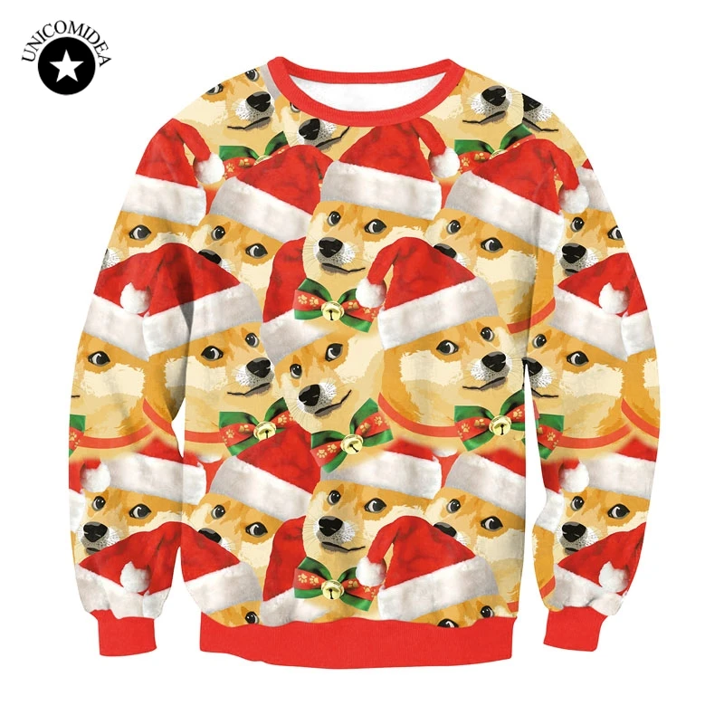 Unicomidea Funny Doge 3d Hoodie Sweatshirt Xmas Clothing Pullover Casual Harajuku Sweatshirts Men Women Hip Hop Tops Dropship
Unicomidea Funny Doge 3d Hoodie Sweatshirt Xmas Clothing Pullover Casual Harajuku Sweatshirts Men Women Hip Hop Tops Dropship