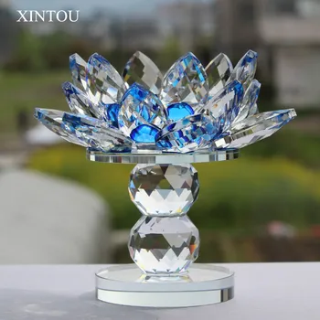 XINTOU Crystal Glass Block Lotus Flower Candle Holders Feng Shui Wedding Home Decor Big Tealight Candle Stand Holder Candlestick
XINTOU Crystal Glass Block Lotus Flower Candle Holders Feng Shui Wedding Home Decor Big Tealight Candle Stand Holder Candlestick