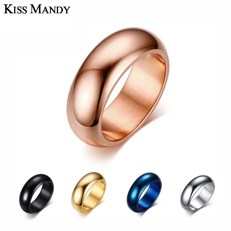 KISS MANDY Trendy Ring 316L Stainless Steel Jewelry Personality Design 5 Color for Women Men Wholesale and Retail OTR94
KISS MANDY Trendy Ring 316L Stainless Steel Jewelry Personality Design 5 Color for Women Men Wholesale and Retail OTR94
