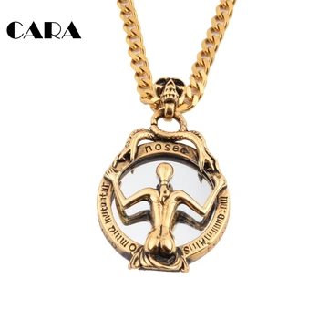 Vintage Snake naked lady mirror pendant necklace casting 316l stainless steel for women top quality vintage jewelry CAGF0072
Vintage Snake naked lady mirror pendant necklace casting 316l stainless steel for women top quality vintage jewelry CAGF0072